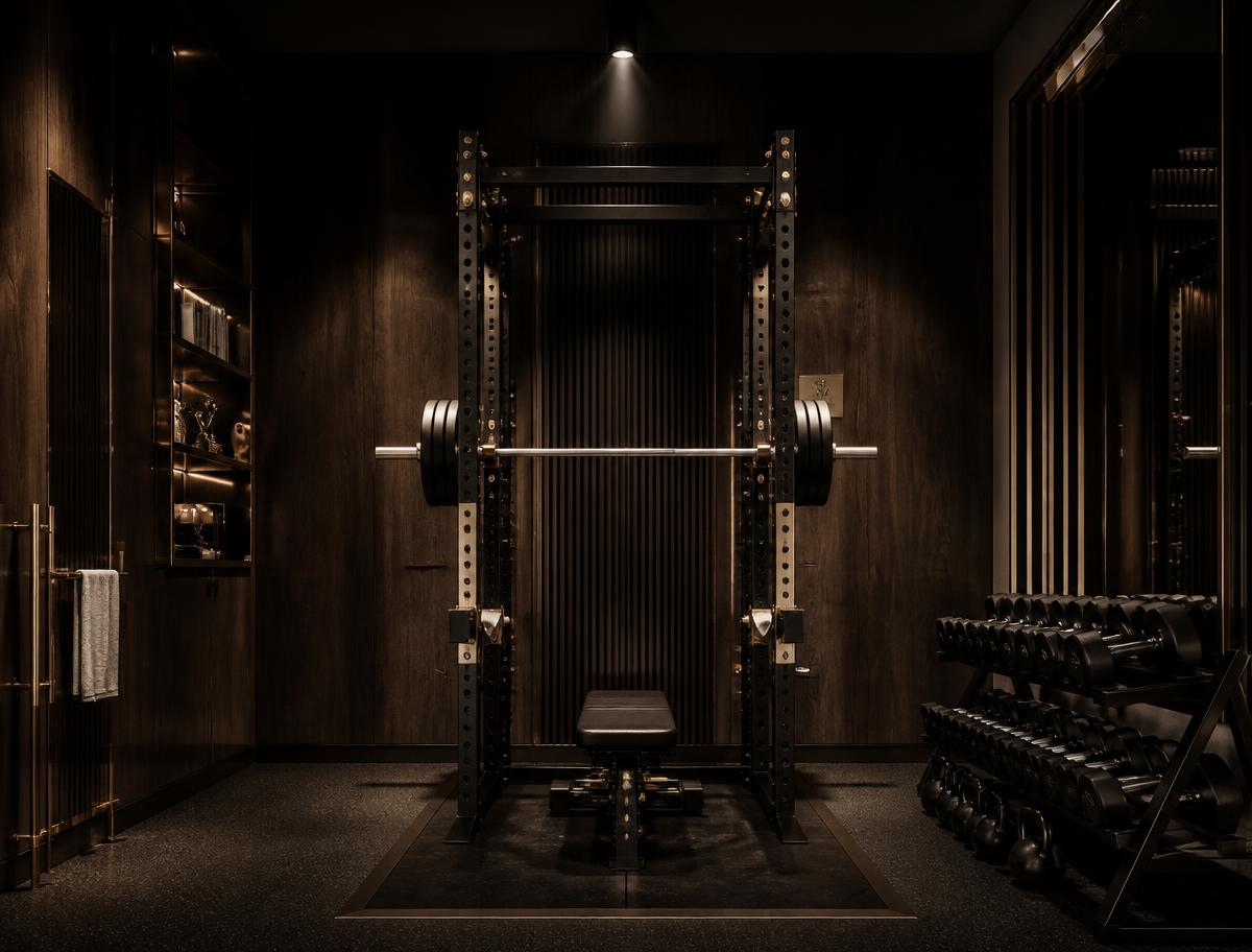 NoeClub private training suite with premium equipment and soft lighting